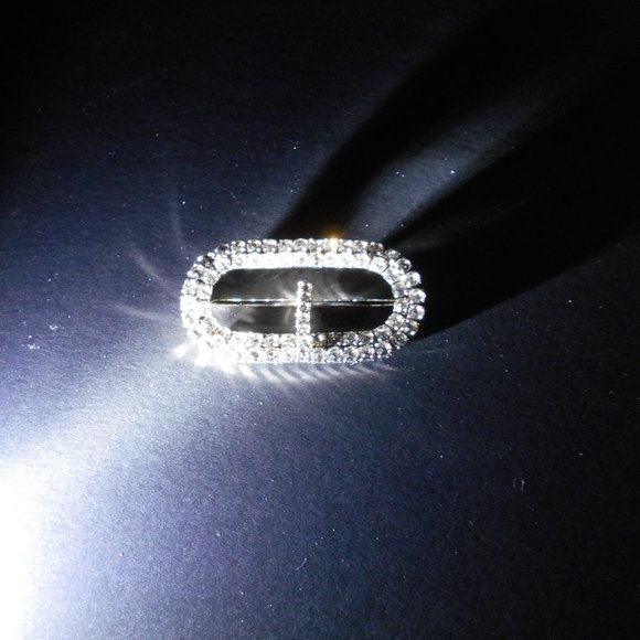 Vintage Austrian Crystal Belt Buckle main image 4